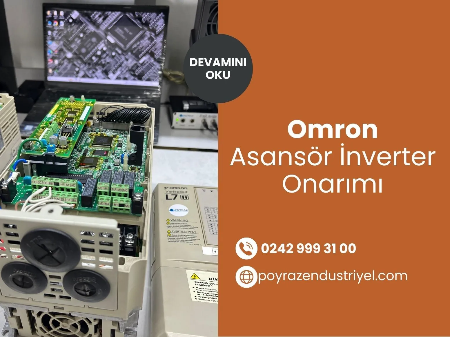 Omron Asansör İnverter Onarımı
